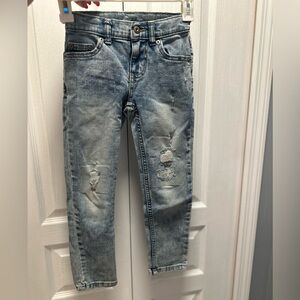 Boys light wash skinny jeans